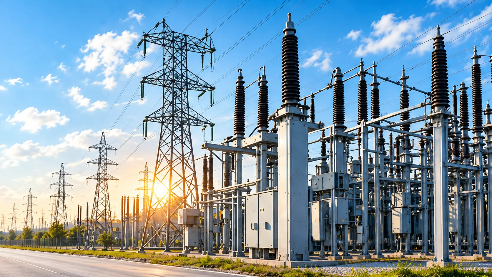 Enerji iletim hattı ve trafo merkezi